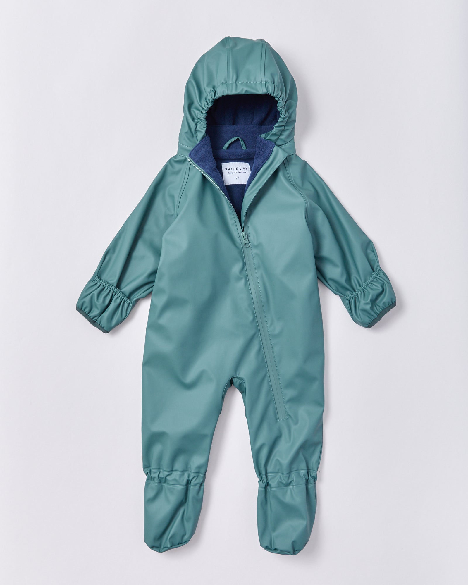Snowsuit Crawlers | Forest Green | Rainkoat