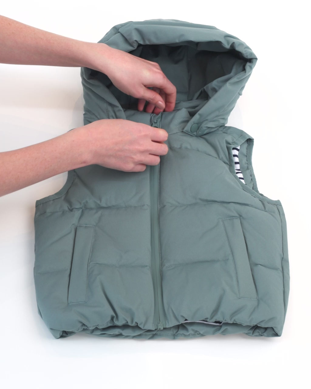 Puffer Vest - Moss