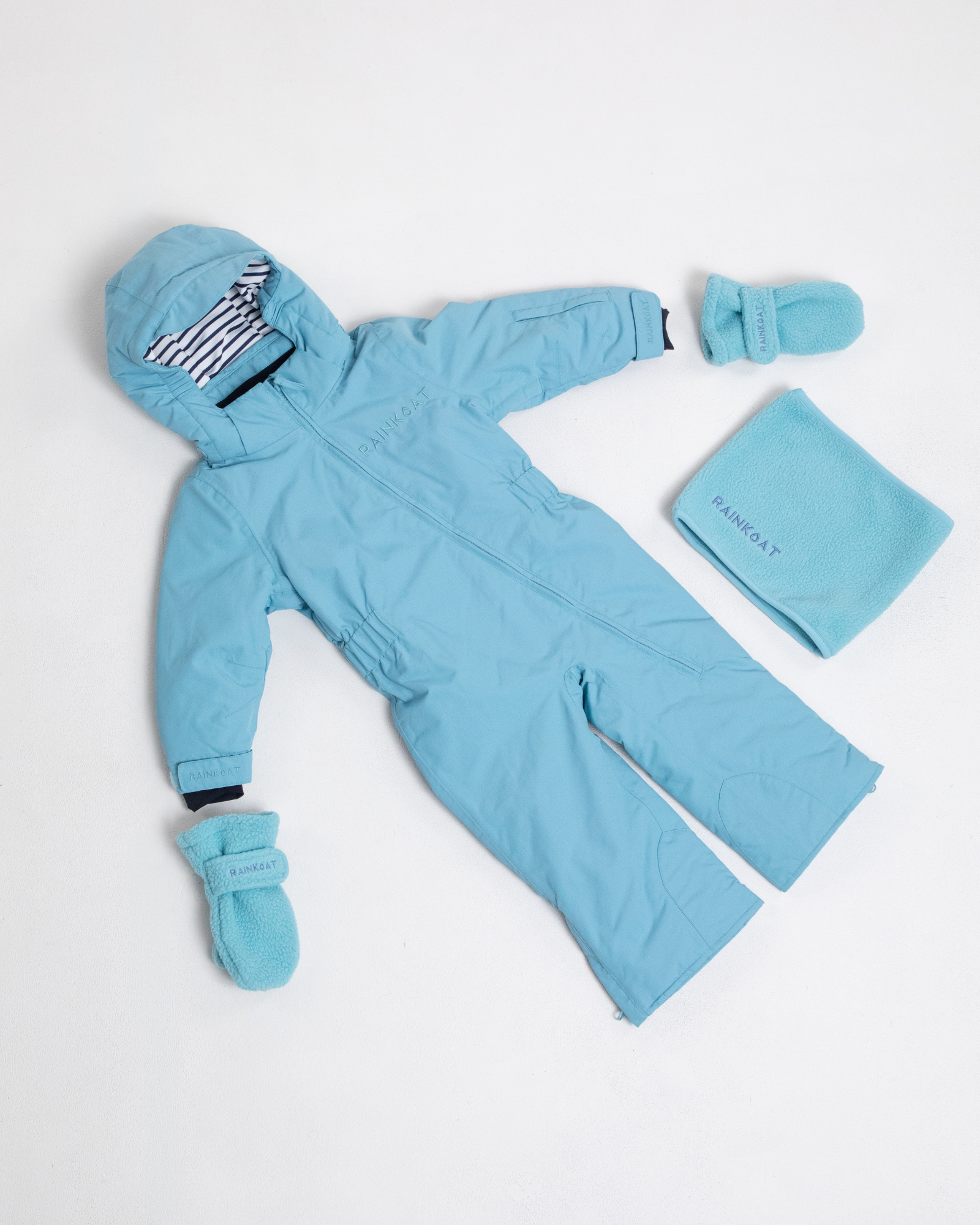 Ski Suit - Aqua Blue