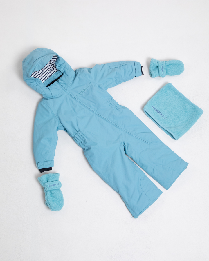 Ski Suit - Aqua Blue