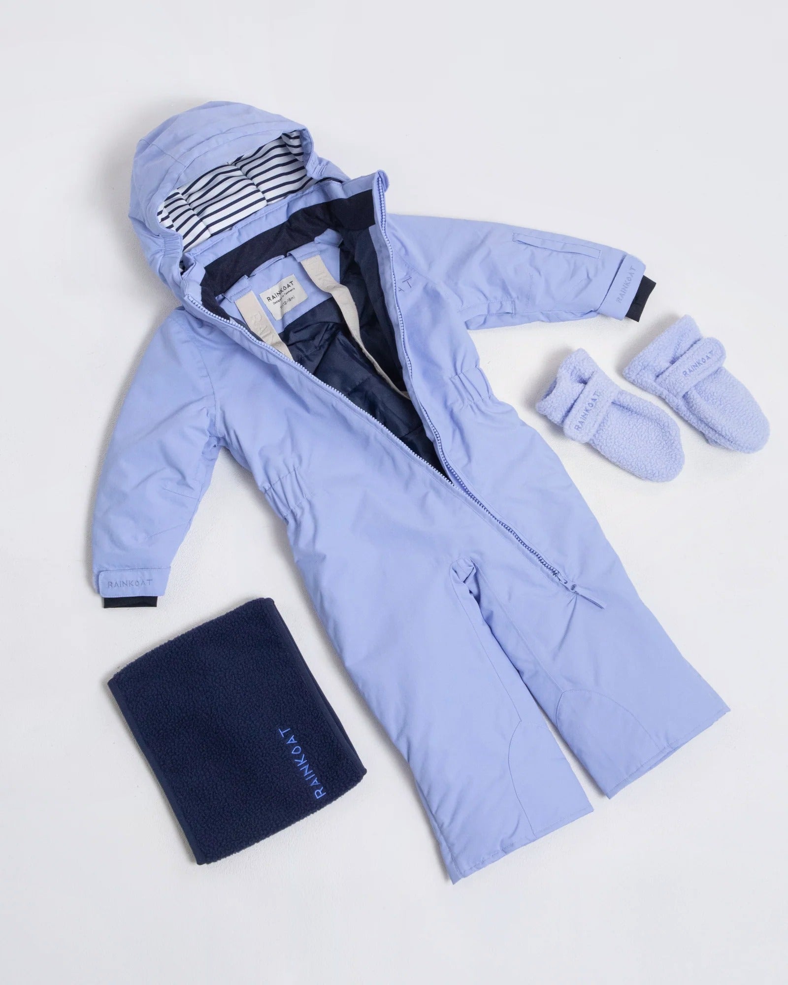 Kids waterproof ski suit in Lavender | Rainkoat