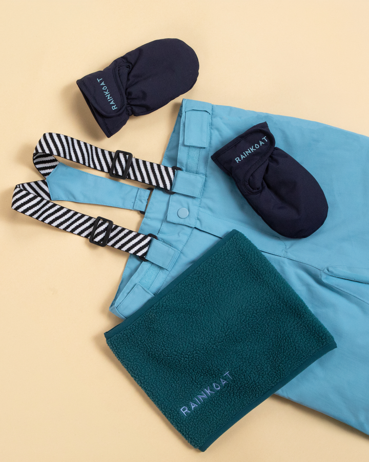 Baby Mittens - Aqua Blue