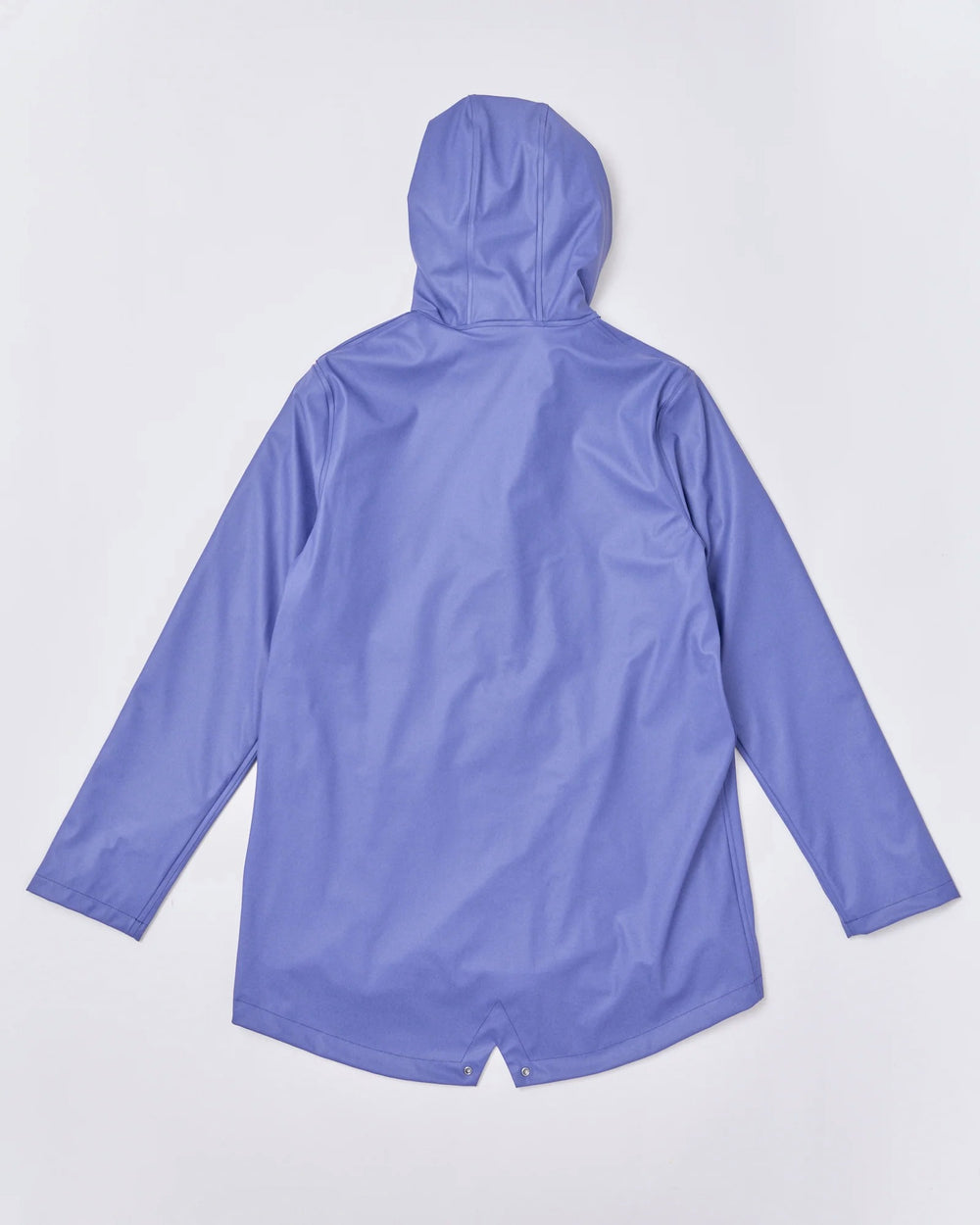 Adult waterproof Stripy Sailor raincoat in Skipper Blue | Rainkoat