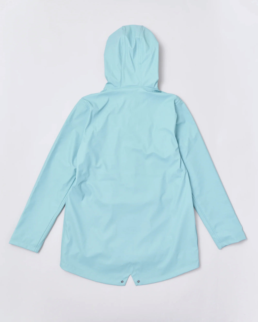 Adult waterproof Stripy Sailor raincoat in Seafoam | Rainkoat