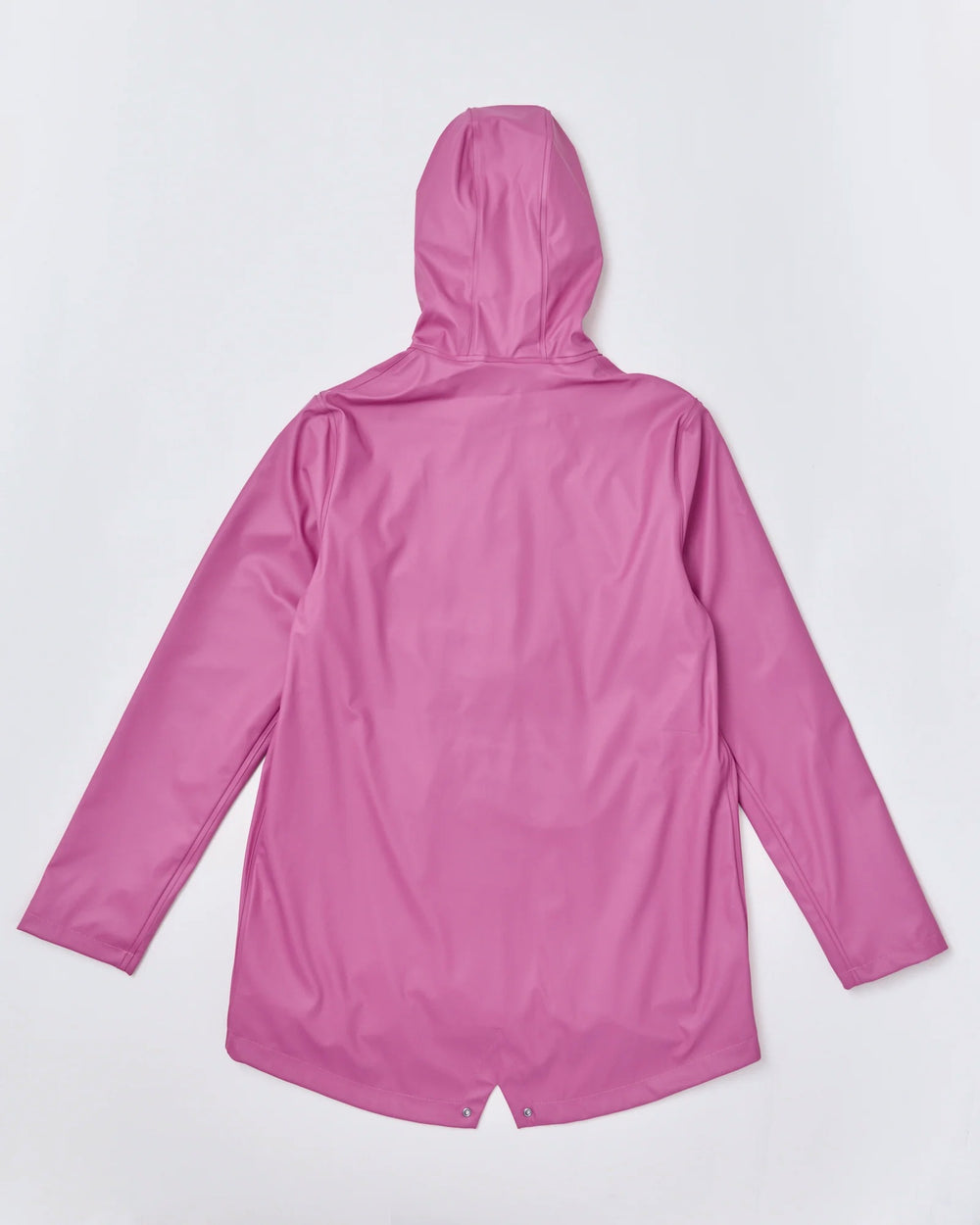 Adult waterproof Stripy Sailor raincoat in Wild Berry | Rainkoat