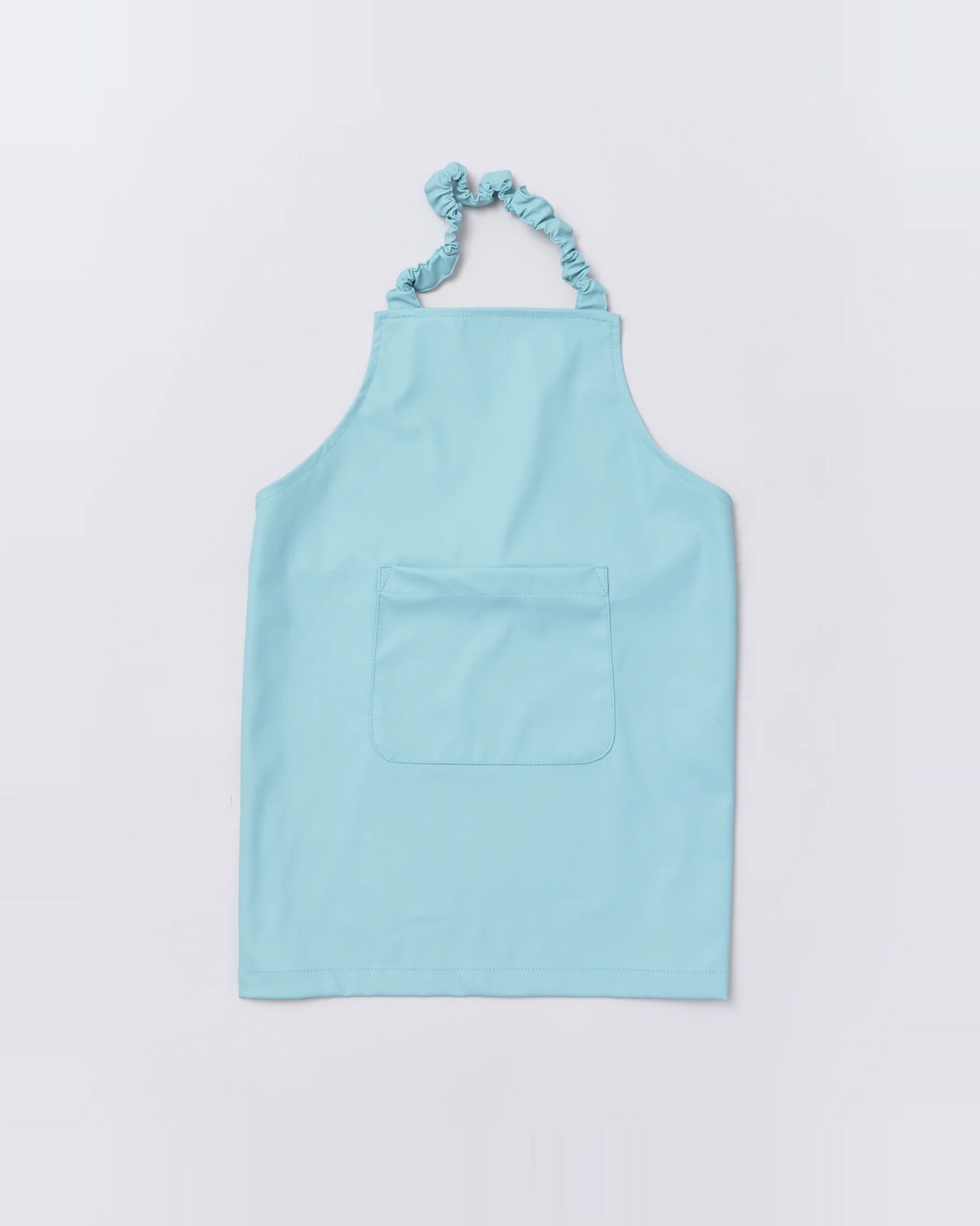 Kids waterproof apron in Seafoam | Rainkoat