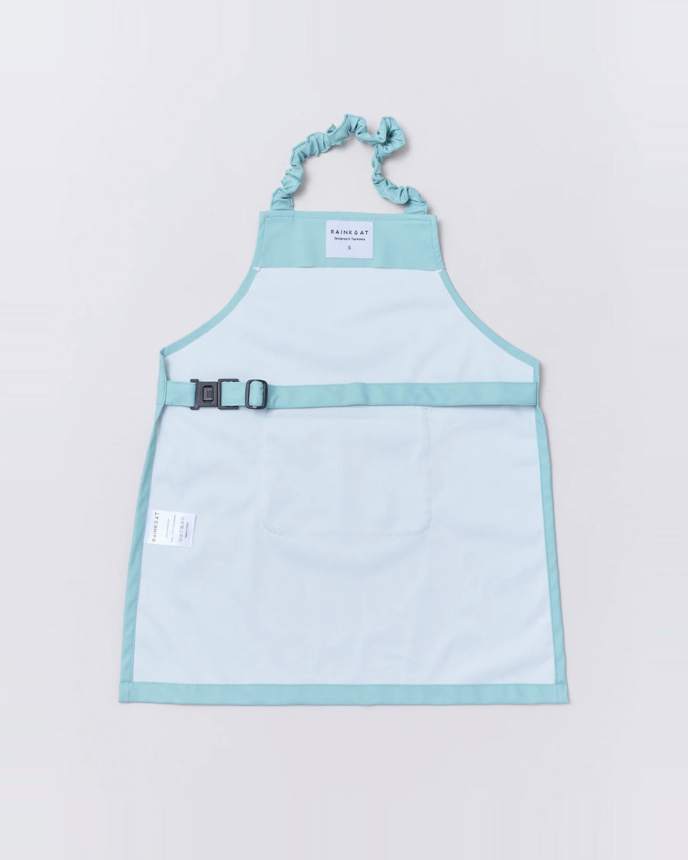 Kids waterproof apron in Seafoam | Rainkoat