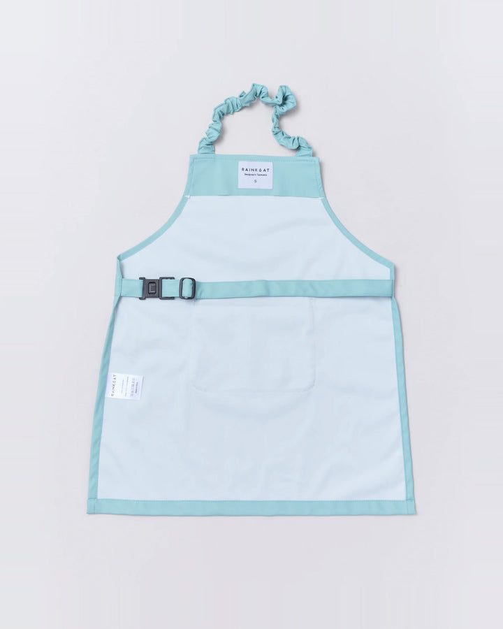 Kids waterproof apron in Seafoam | Rainkoat