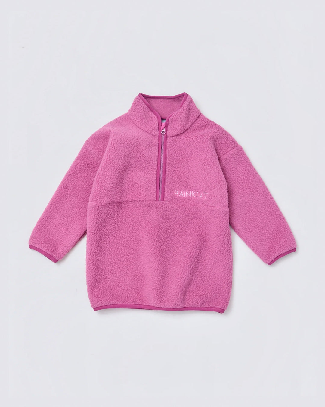 Kids quarter zip fleece in Wild Berry | Rainkoat