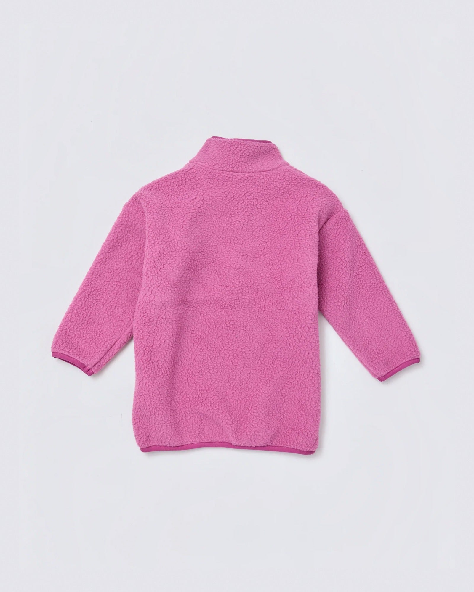 Kids quarter zip fleece in Wild Berry | Rainkoat