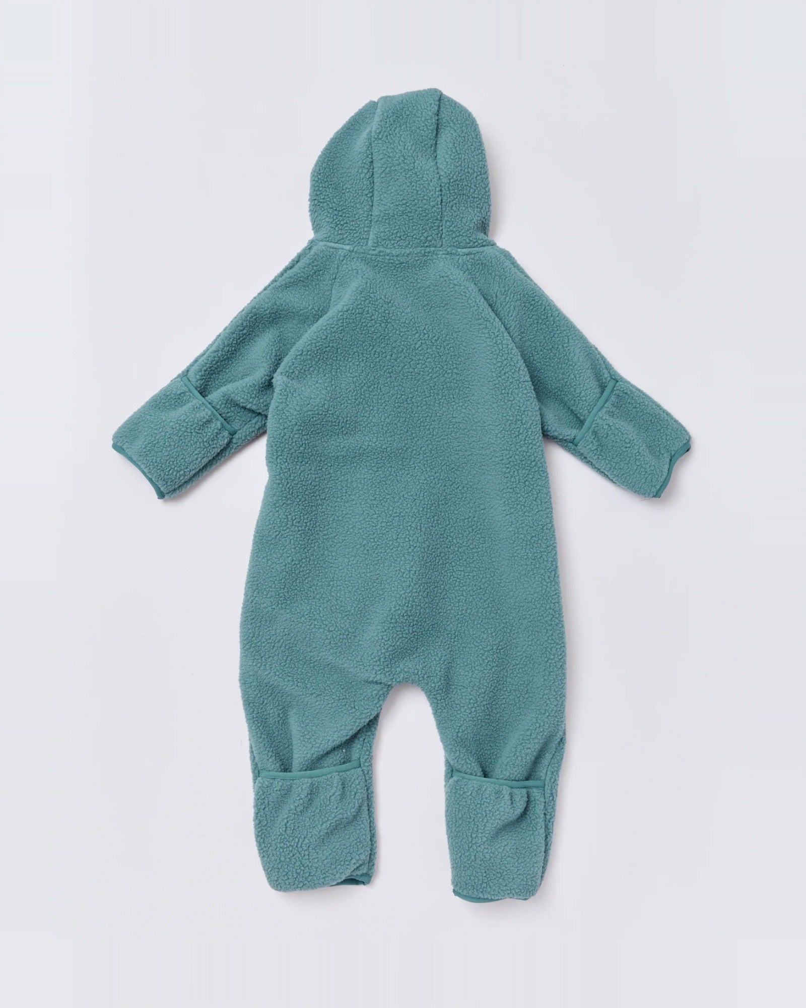 Baby fleece onesie in Forest Green | Rainkoat