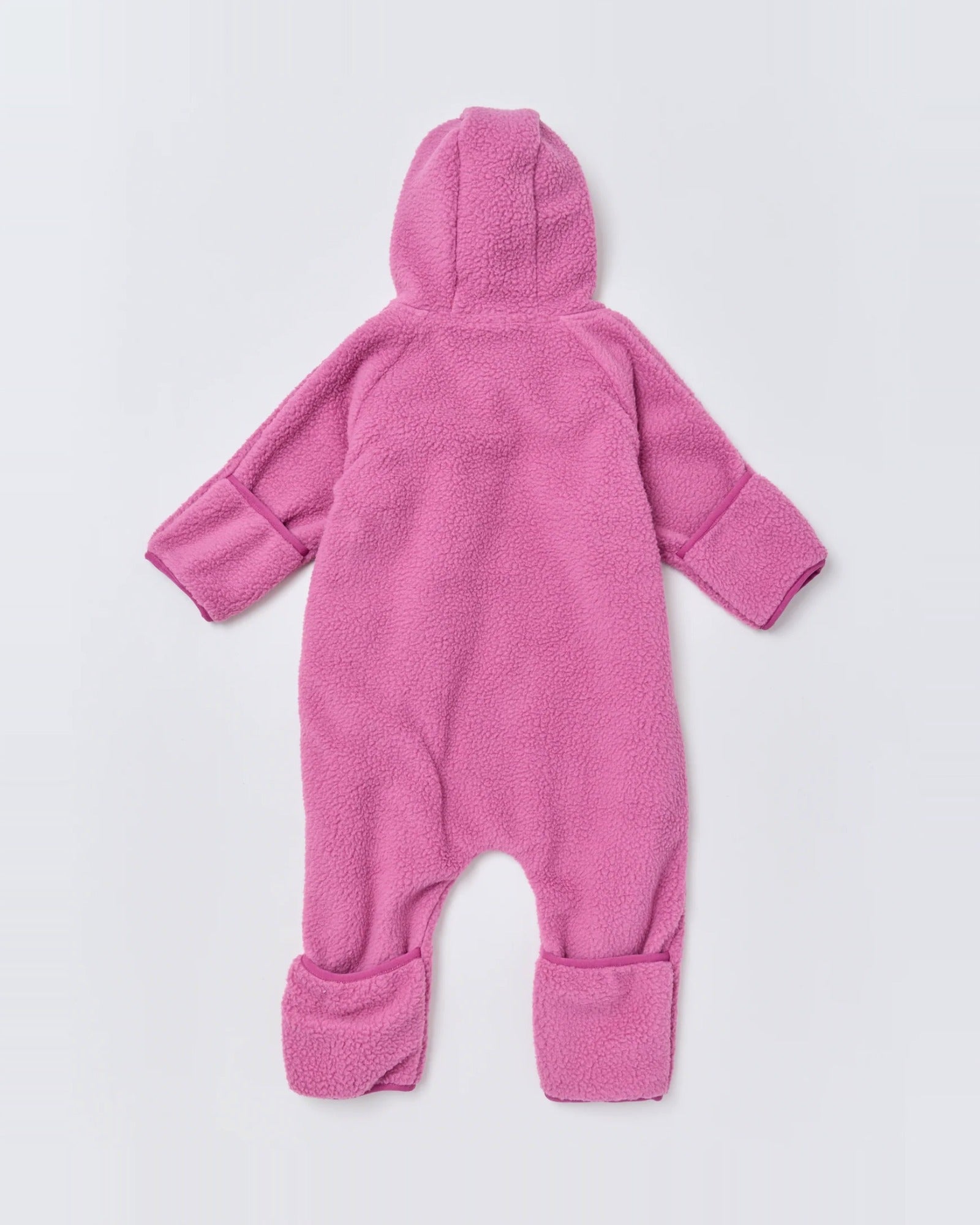 Baby fleece onesie in Wild Berry | Rainkoat