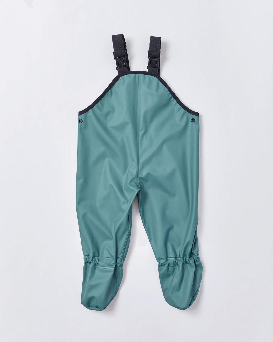 Baby waterproof overall crawlers in Forest Green | Rainkoat