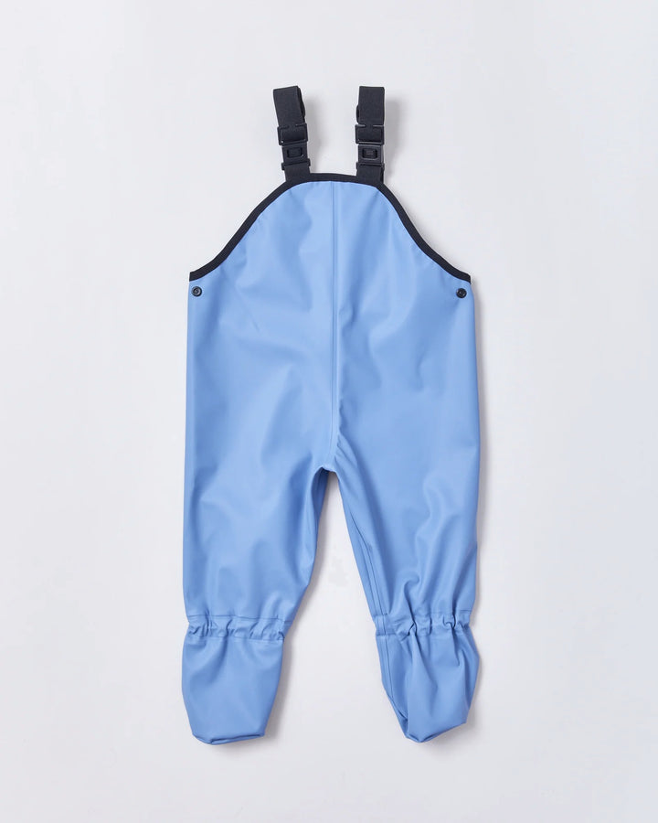 Baby waterproof overall crawlers in Storm Blue | Rainkoat
