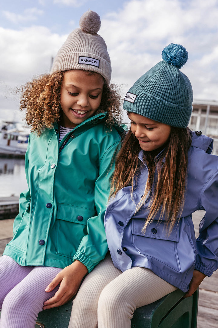 Pom Pom Beanie - Forest Green