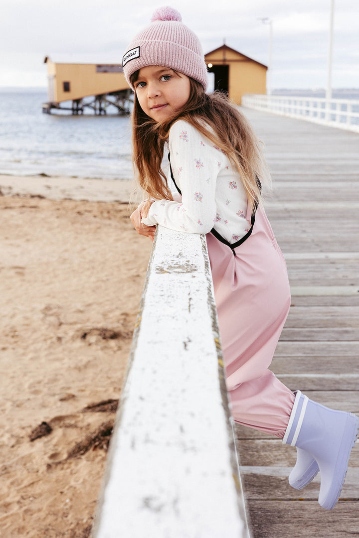 Pom Pom Beanie - Blush Pink
