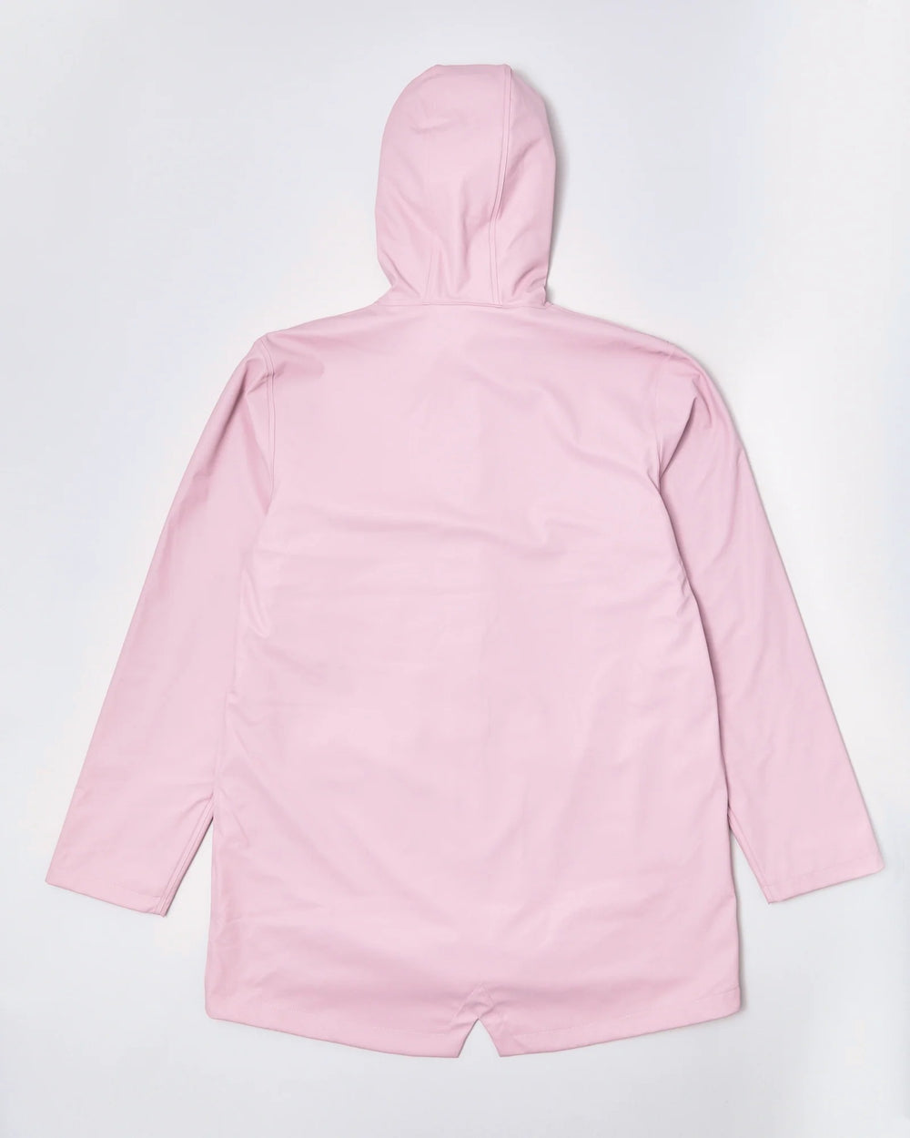 Adult waterproof Stripy Sailor raincoat in Blush Pink | Rainkoat