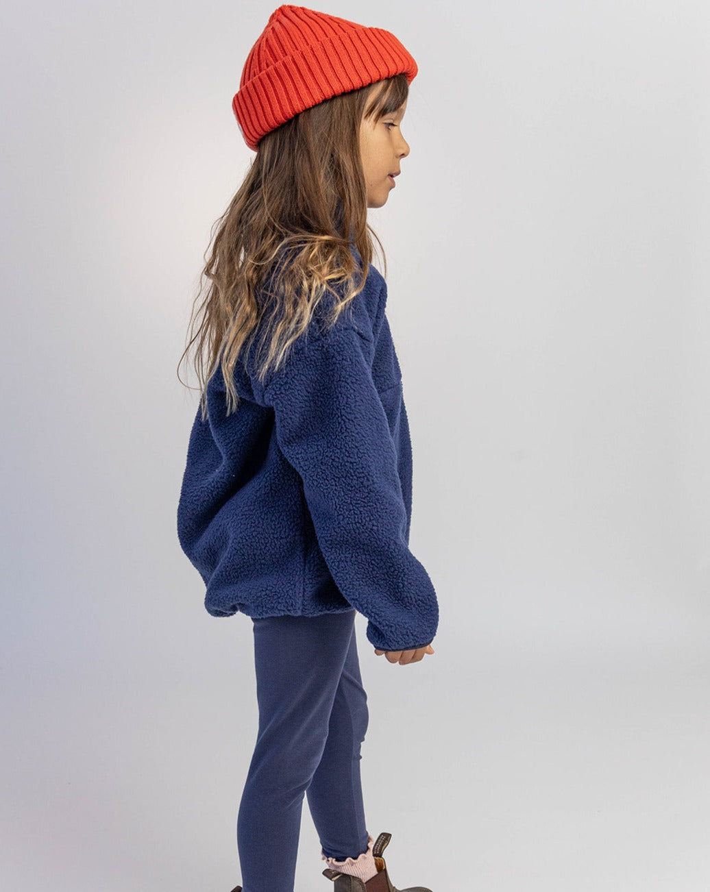 Quarter Zip Fleece - Blush Pink