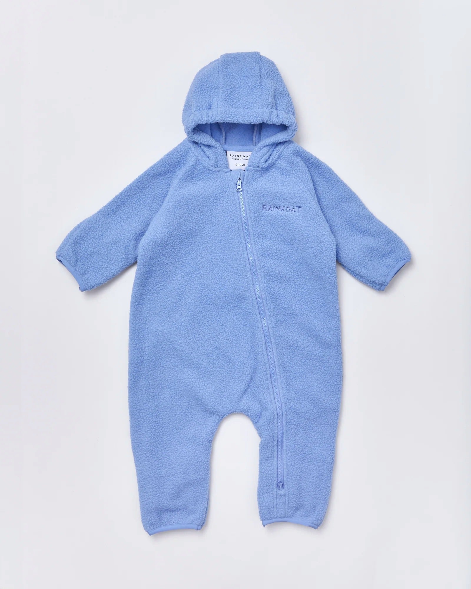 Baby fleece onesie in Blue | Rainkoat