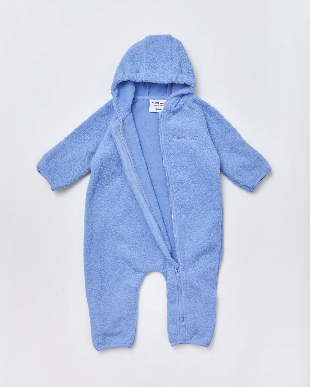 Baby fleece onesie in Blue | Rainkoat