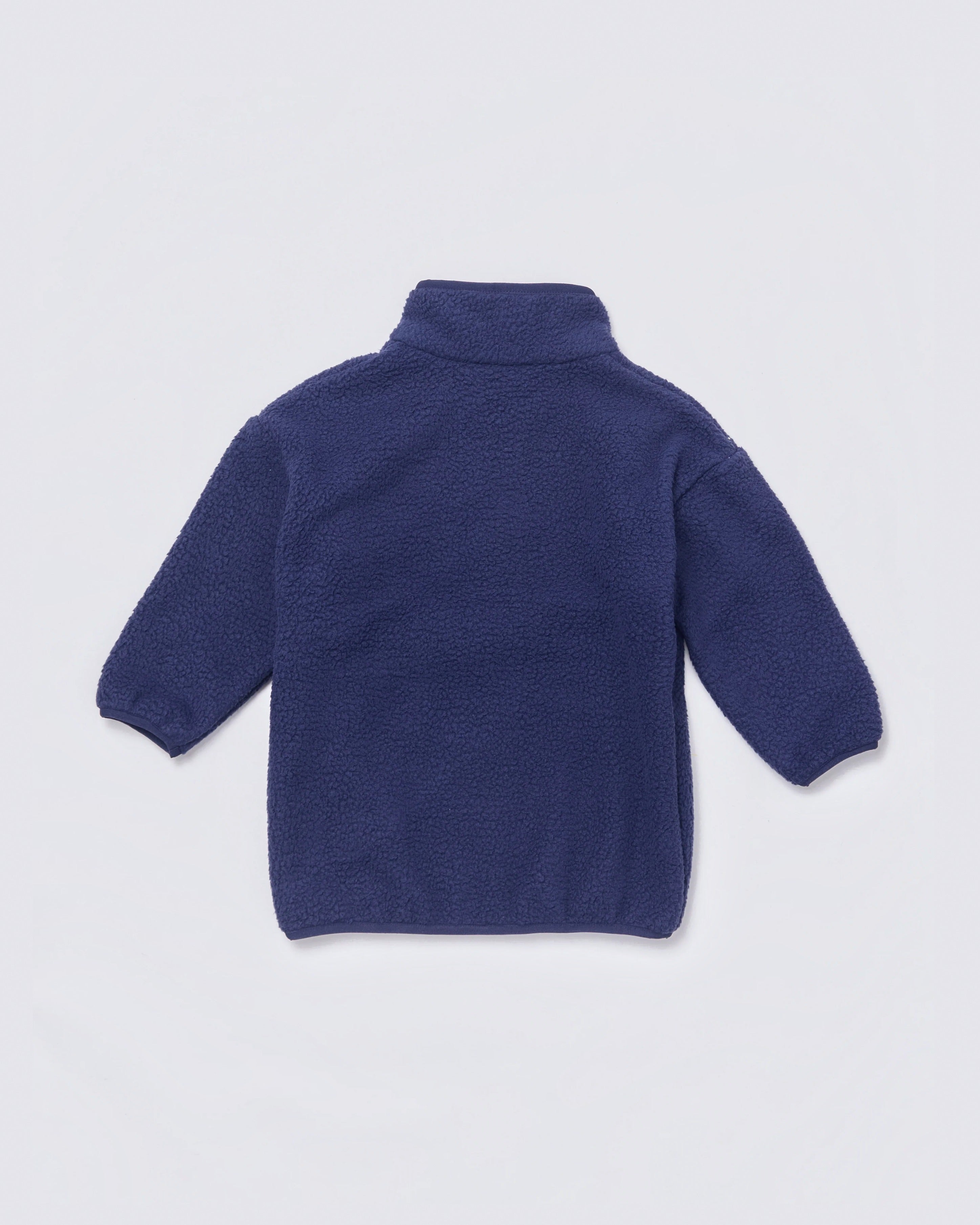 Kids quarter zip fleece in Midnight Navy | Rainkoat