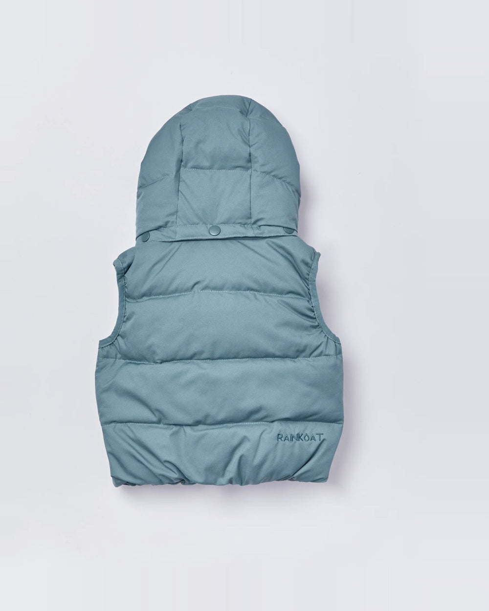 Kids puffer vest in Moss | Rainkoat
