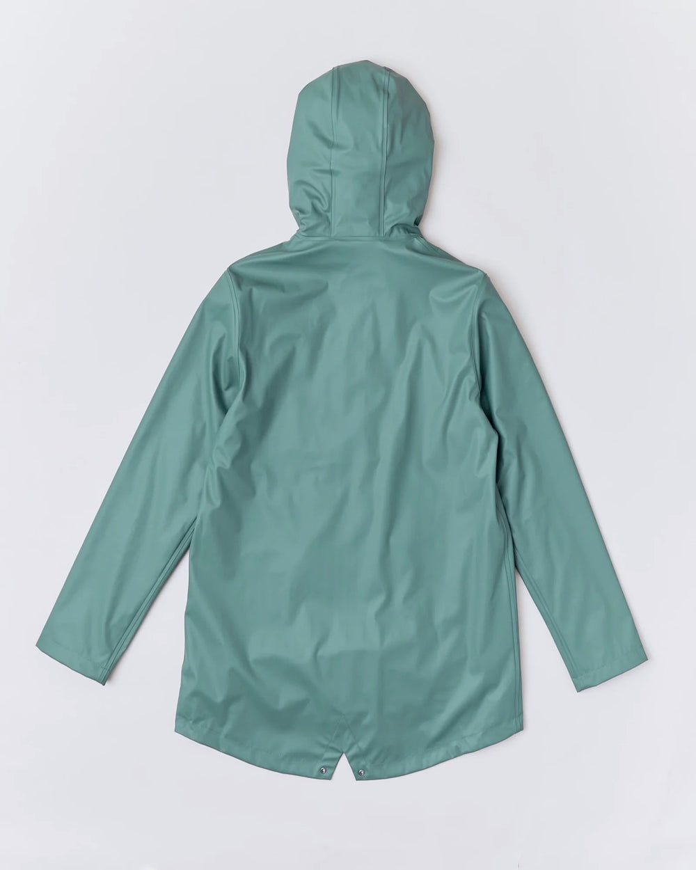 Adult waterproof Stripy Sailor raincoat in Forest Green | Rainkoat