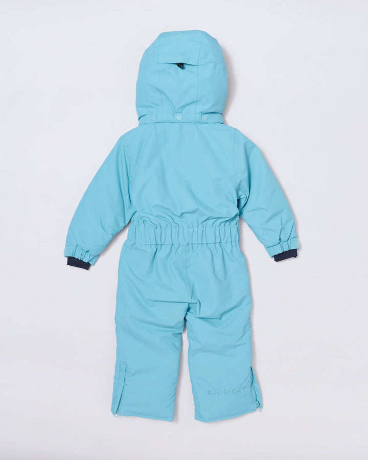 Kids waterproof ski suit in Aqua Blue | Rainkoat