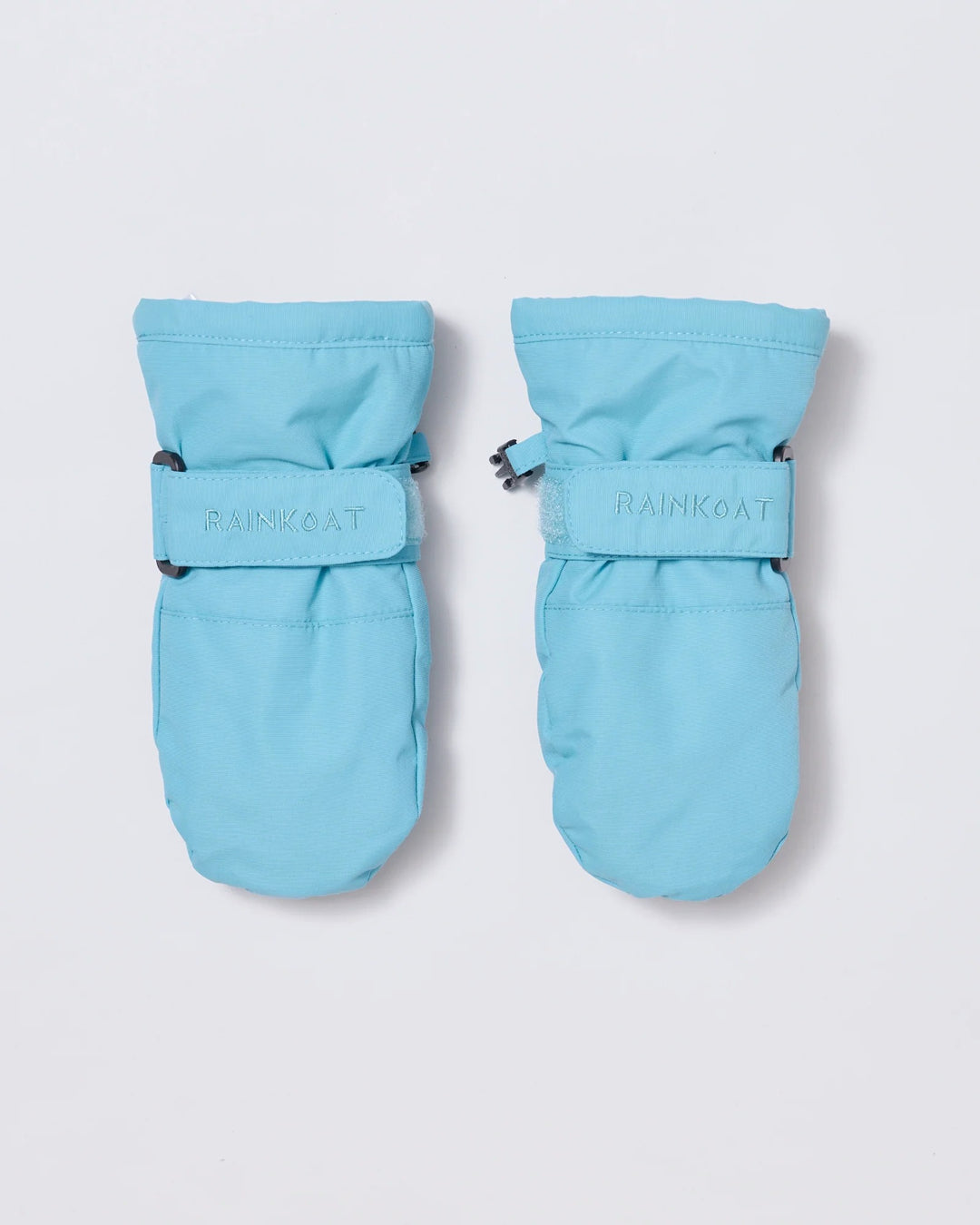 Kids waterproof ski mittens in Aqua Blue | Rainkoat