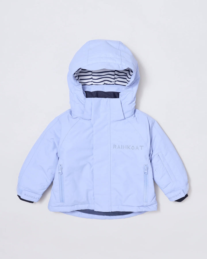 Kids waterproof ski jacket in Lavender | Rainkoat
