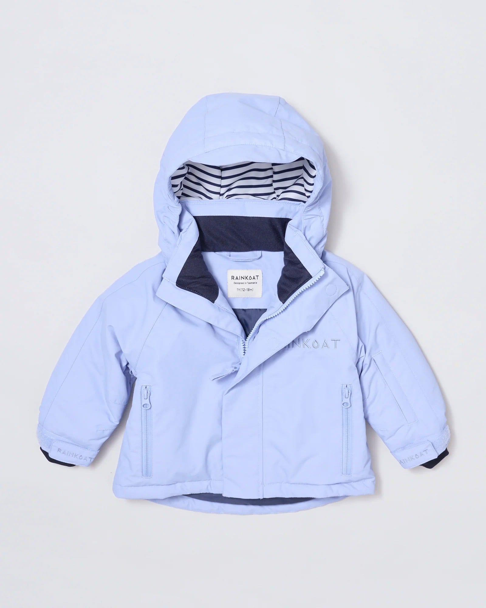 Kids waterproof ski jacket in Lavender | Rainkoat