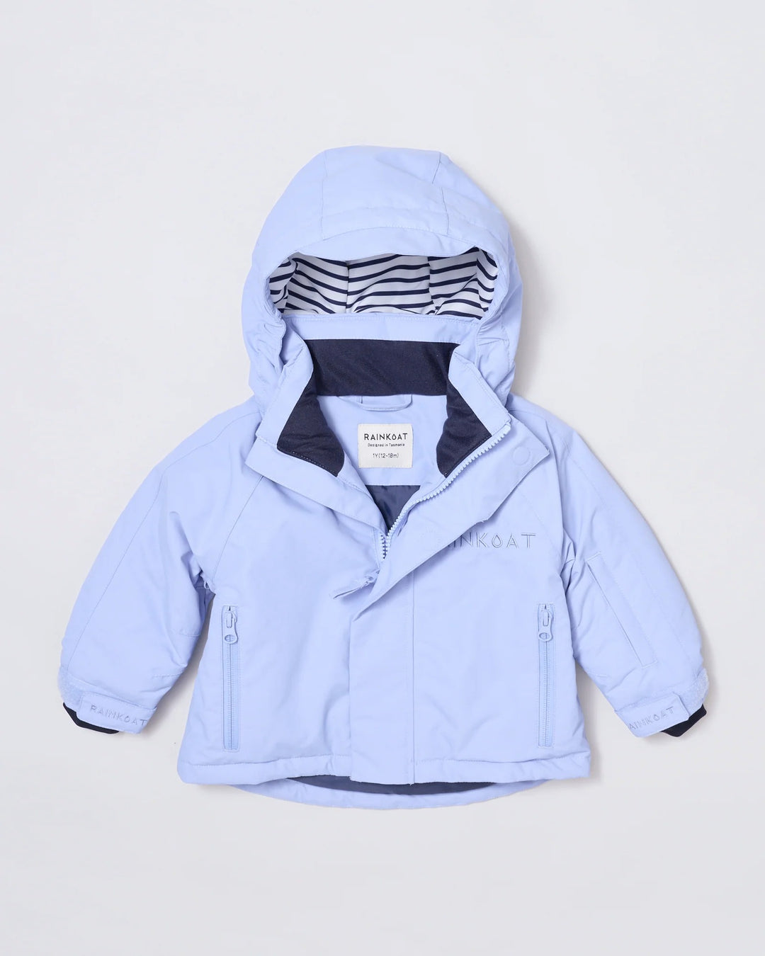 Kids waterproof ski jacket in Lavender | Rainkoat