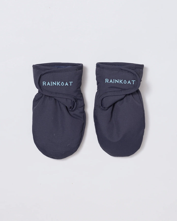 Baby waterproof mittens in Midnight Navy | Rainkoat