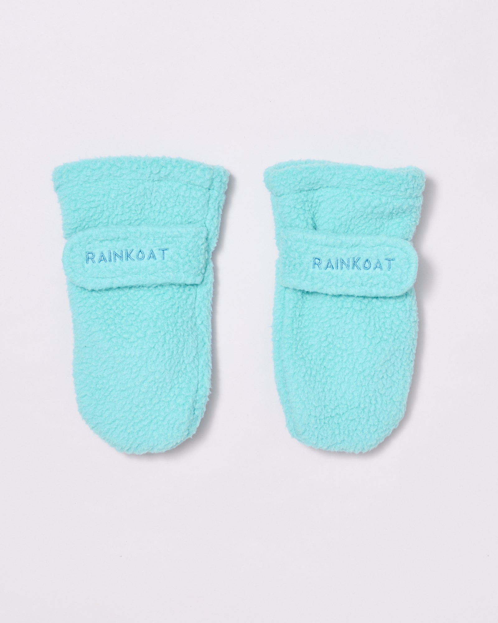 Fleece Mittens - Aqua Blue