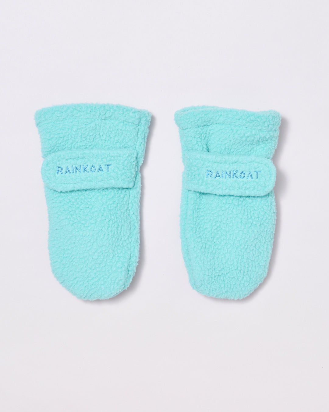 Fleece Mittens - Aqua Blue