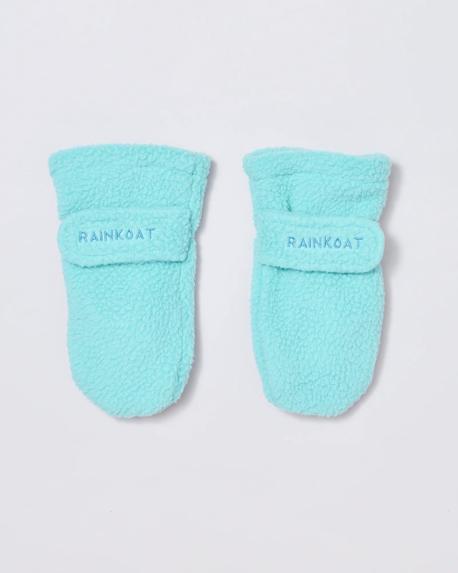 Kids fleece mittens in Aqua Blue | Rainkoat