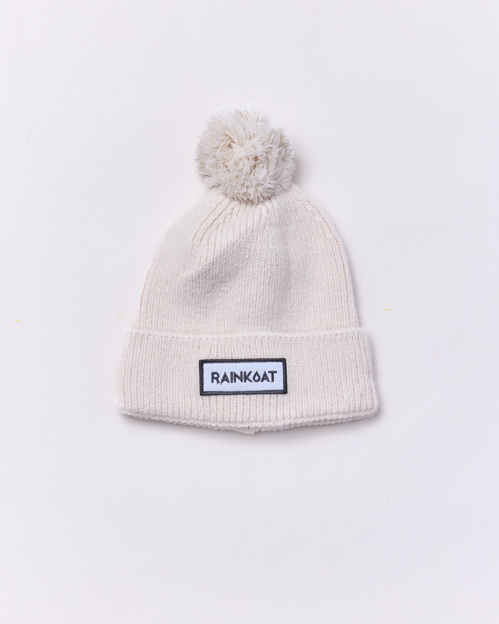 Pom Pom Beanie | Cream | Rainkoat