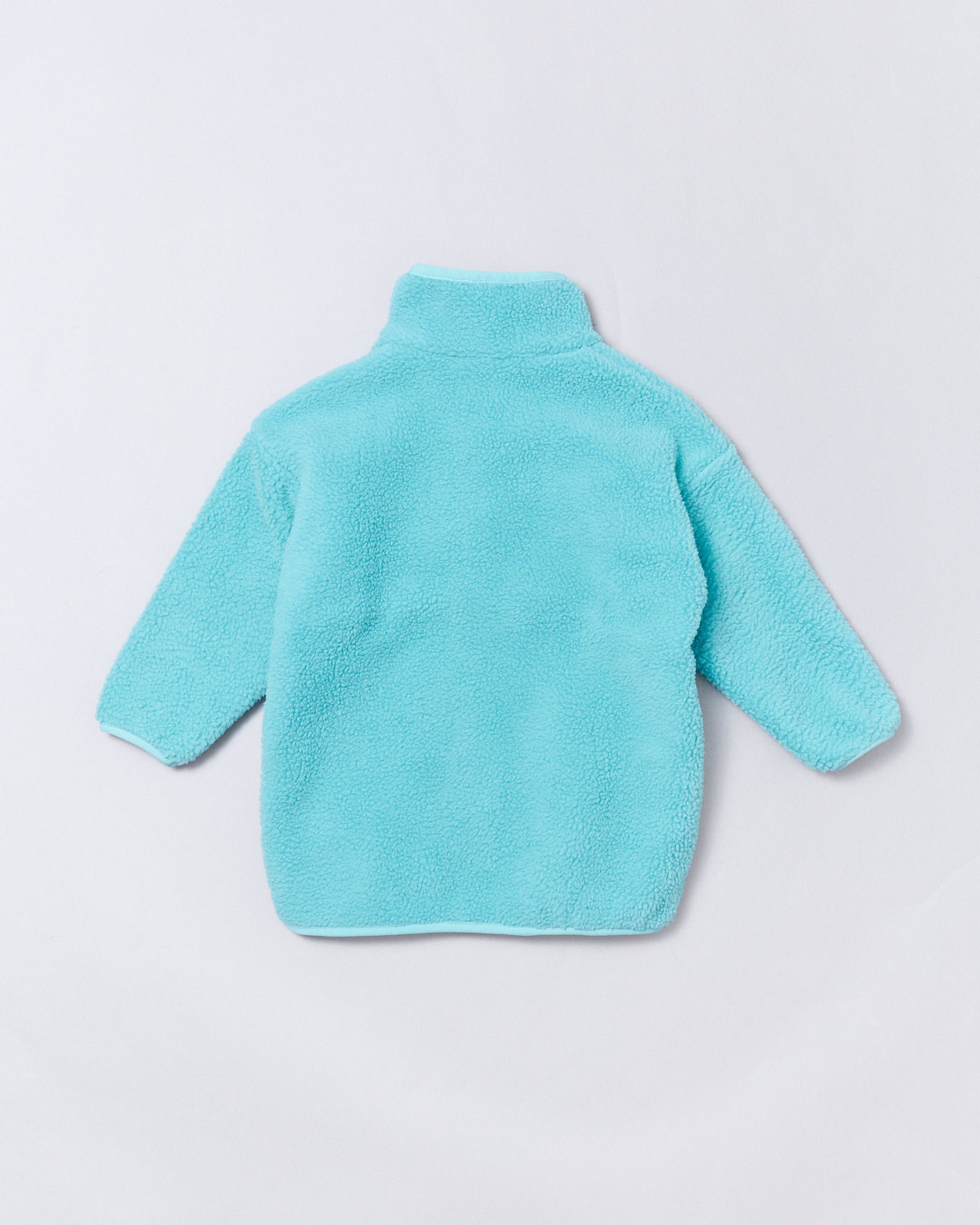 Quarter Zip Fleece - Aqua Blue
