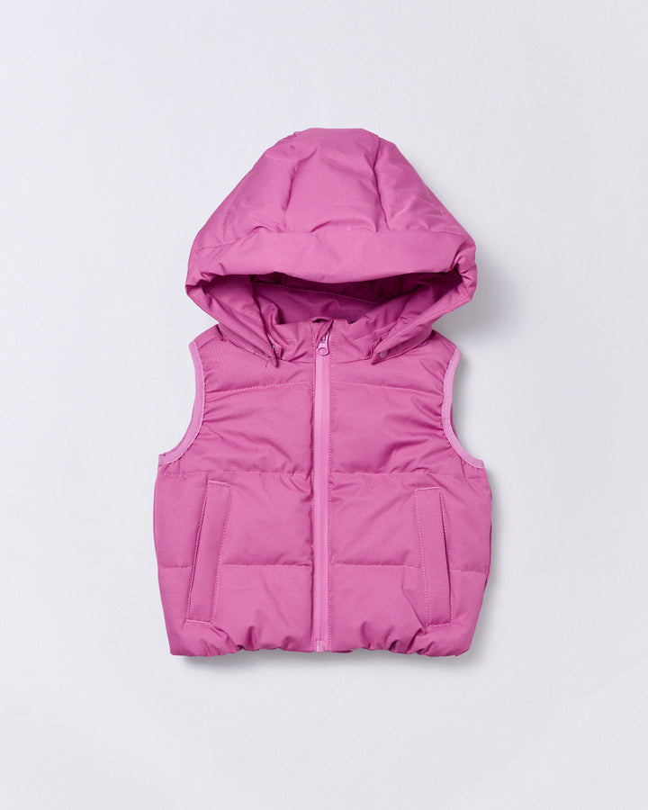 Puffer Vest - Wild Berry