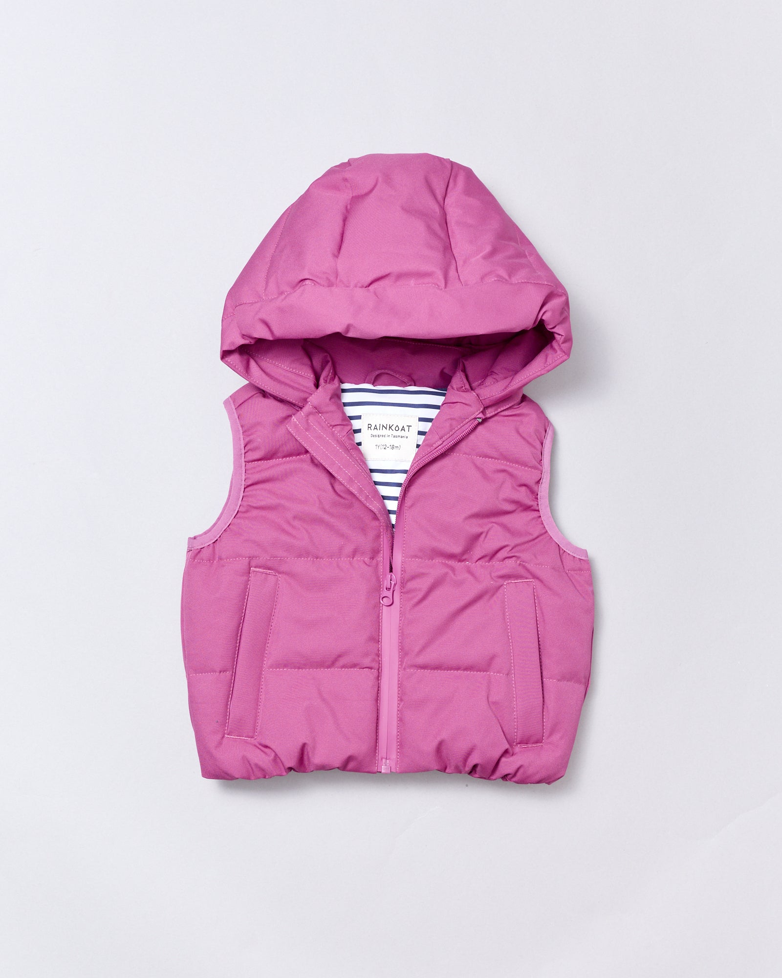 Puffer Vest - Wild Berry