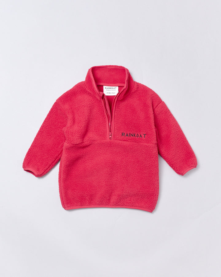 Quarter Zip Fleece - Red