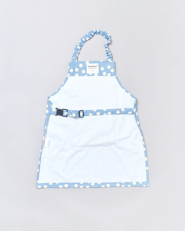 Kids waterproof apron in Blue Confetti | Rainkoat