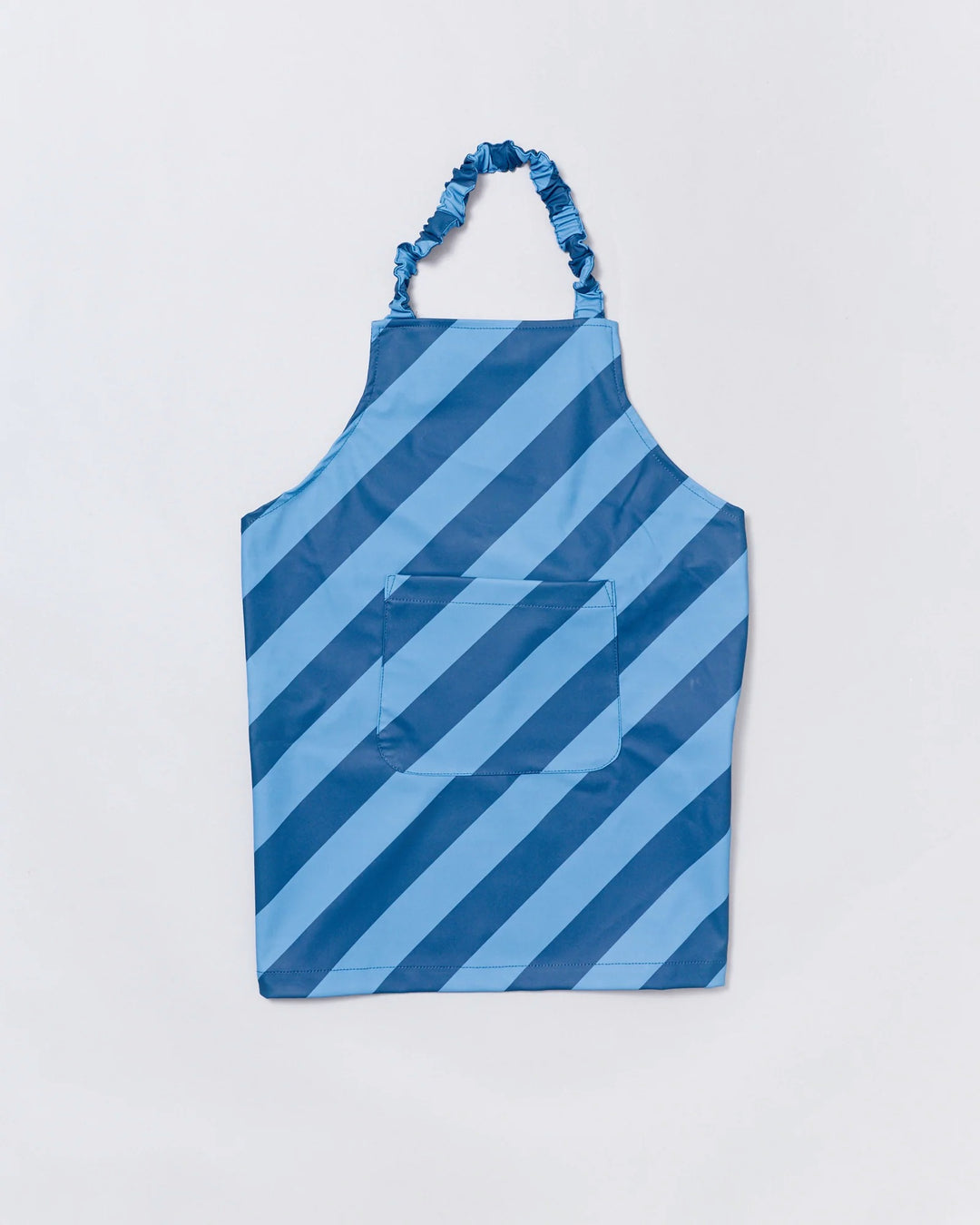 Kids waterproof apron in Blue Stripe | Rainkoat