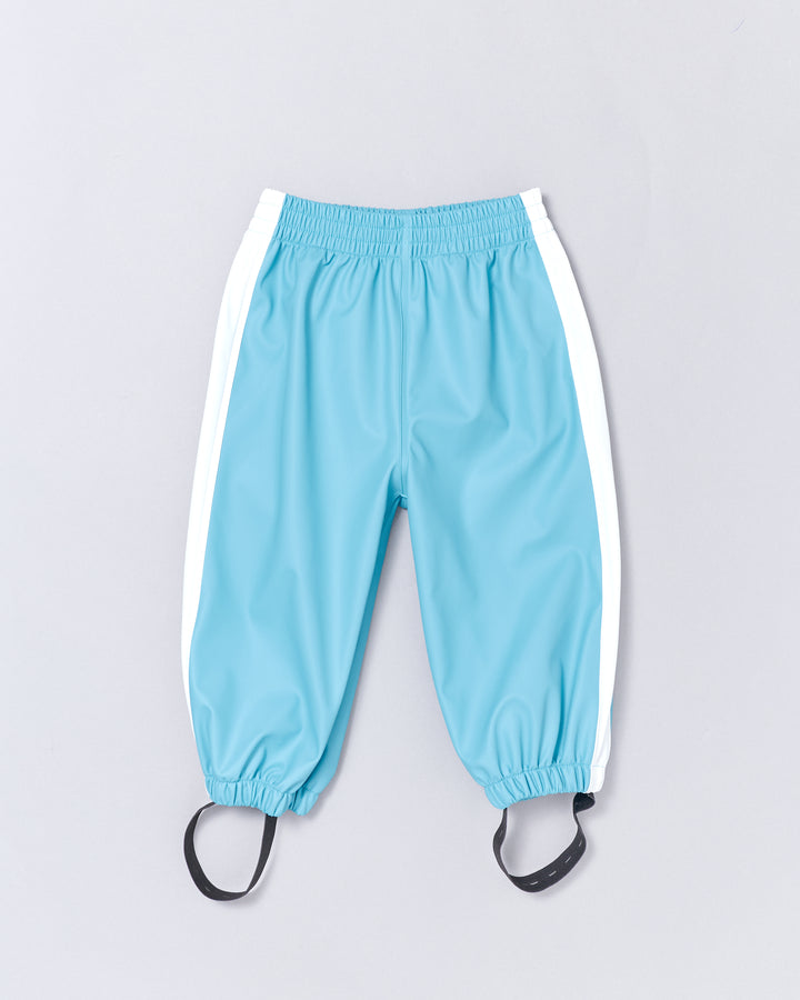 Rain Pants - Aqua Blue Stripe