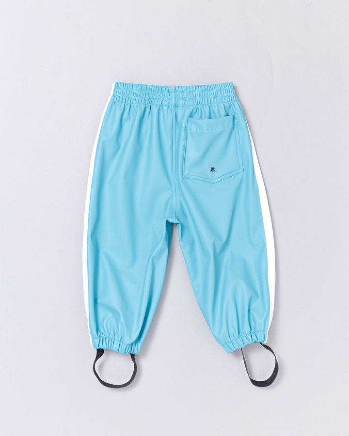 Rain Pants - Aqua Blue Stripe