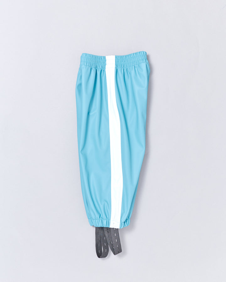 Rain Pants - Aqua Blue Stripe
