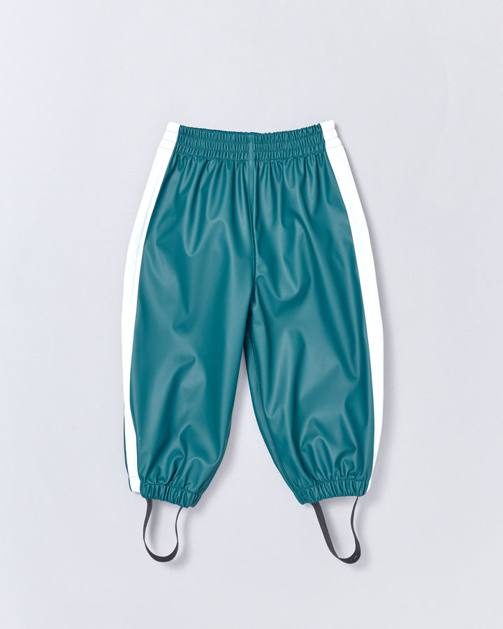 Rain Pants - Dark Teal Stripe