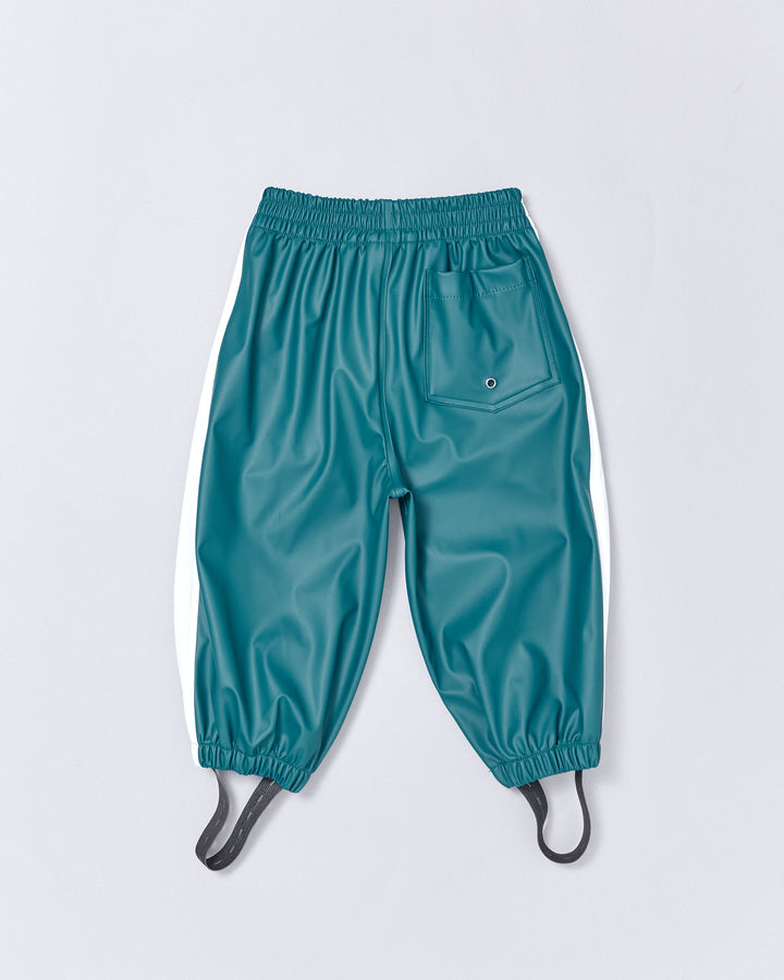 Rain Pants - Dark Teal Stripe