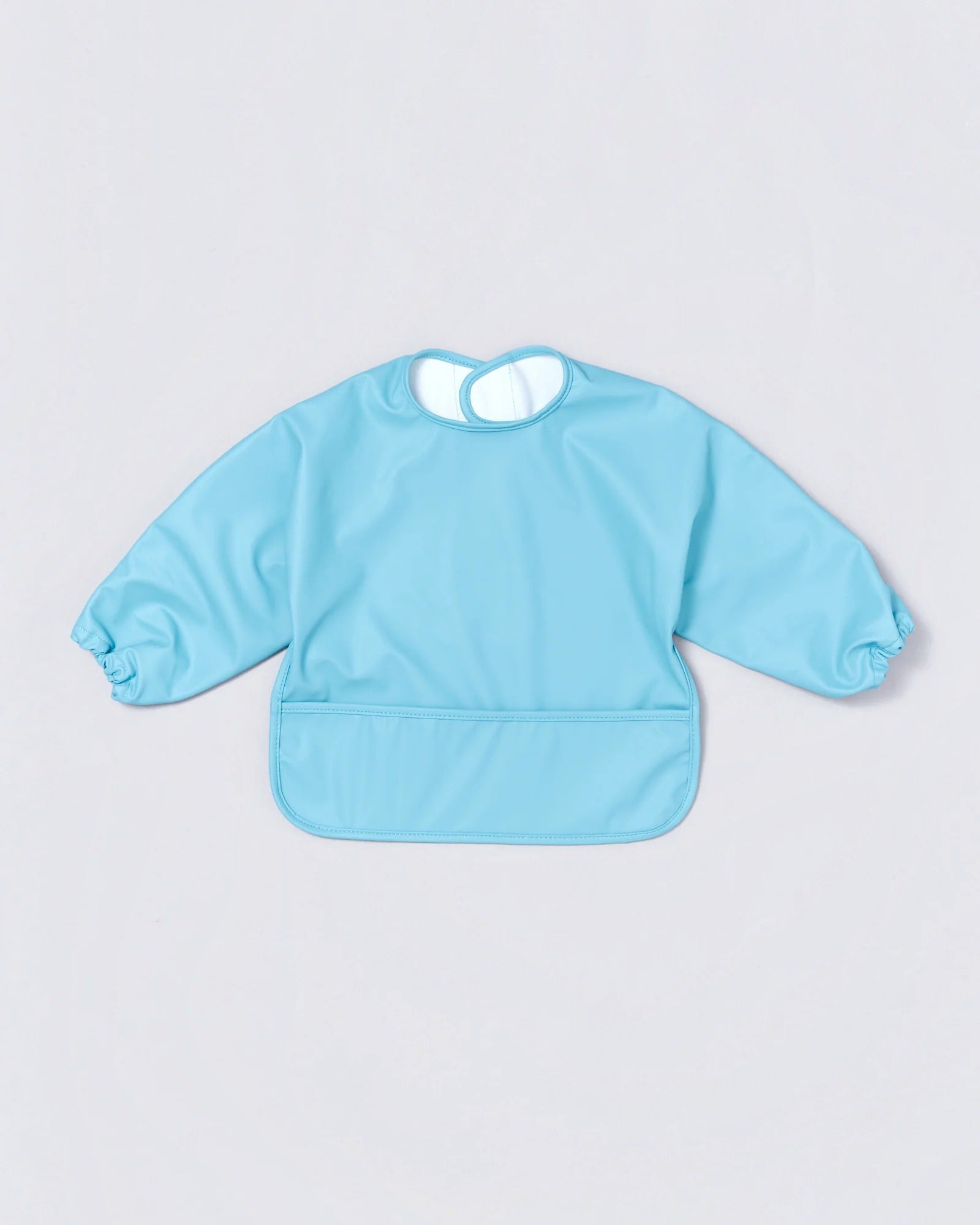 Baby waterproof bib in Aqua Blue | Rainkoat