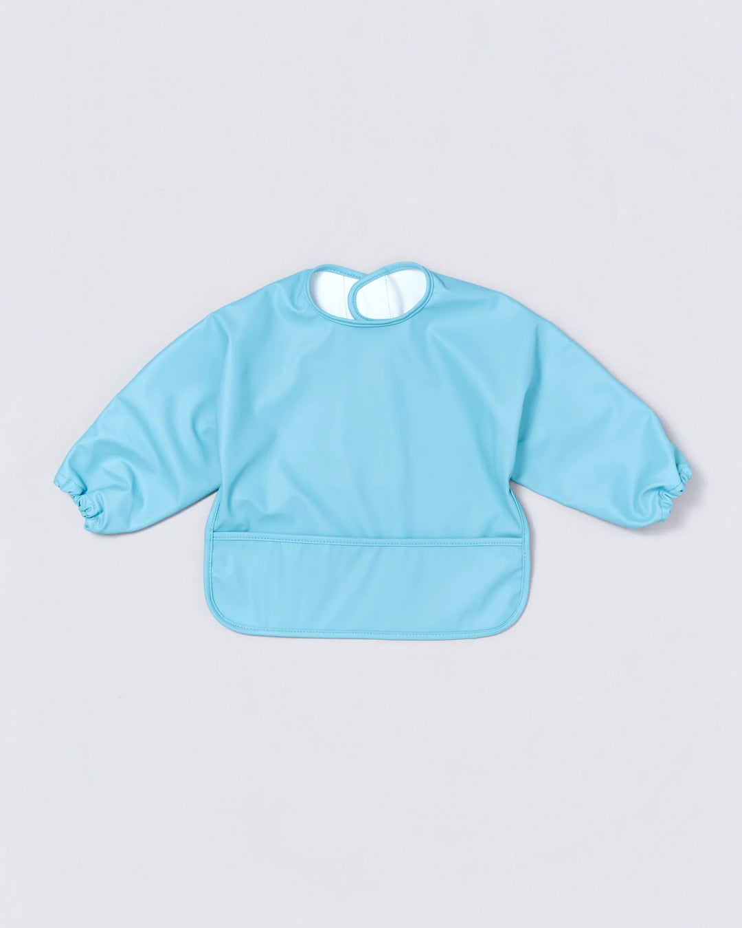 Baby waterproof bib in Aqua Blue | Rainkoat